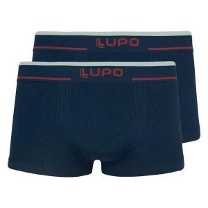 Kit com 2 Cuecas Sunga Lupo 526-001 Marinho