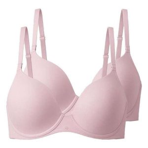 Kit com 2 Sutiãs com Aro e Bojo Push Up Liz 51805 Taça B Blush
