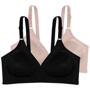 Kit com 2 Sutiãs sem Aro e sem Bojo N Triumph Compliment 24353 Preto-Base