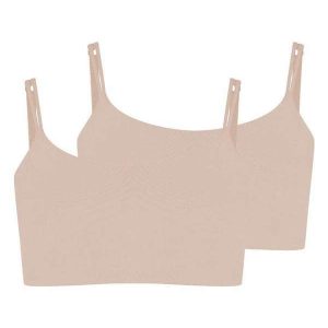Kit com 2 Tops sem Aro com Bojo Removível Hope 2186 Ballet