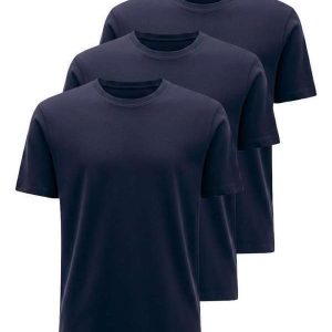 Kit com 3 Camisetas Masculina Hering 0227 Marinho
