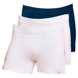 Kit com 3 Cuecas Boxer Hope Smc61020 Branco-Azul