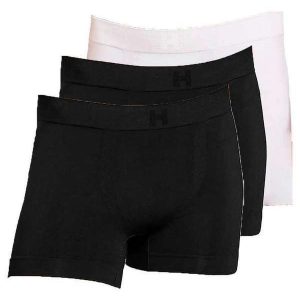Kit com 3 Cuecas Boxer Hope Smc61020 Preto-Branco