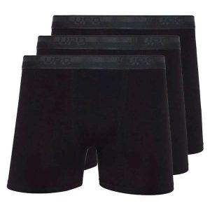 Kit com 3 Cuecas Boxer Lupo 784-017 Preto