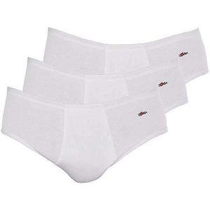 Kit com 3 Cuecas Slip Zorba com Abertura 172 Plus Size Branco
