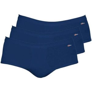 Kit com 3 Cuecas Slip Zorba com Abertura 185 Marinho