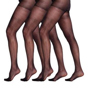 Kit com 3 Meias Calças Fio 15 Adherence Trifil 6394 Preto