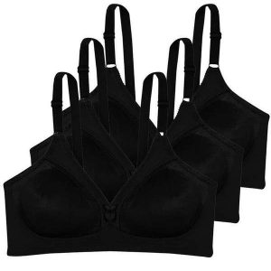 Kit com 3 Sutiãs sem Aro e sem Bojo N Triumph Compliment 24353 Preto