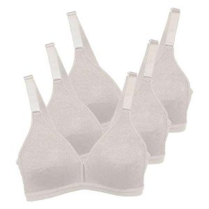 Kit com 3 Sutiãs sem Aro e sem Bojo Olimpo Demillus 61019 Pérola