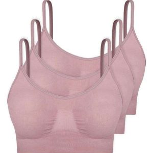 Kit com 3 Top sem Aro e sem Bojo Hope S21020 Cinza-Luar