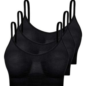 Kit com 3 Top sem Aro e sem Bojo Hope S21020 Preto