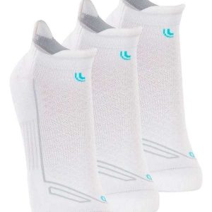 Kit com 3 pares de Meias Performance Running Lupo 3276-002 Branco