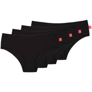 Kit com 4 Calcinhas Infantil Sanny 211559 Preto
