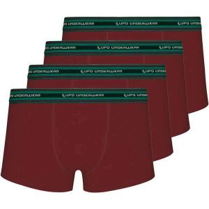 Kit com 4 Cuecas Sunga Lupo 460-003 Marsala