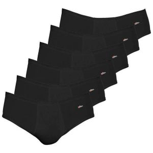 Kit com 6 Cuecas Slip Zorba com Abertura 172 Preto