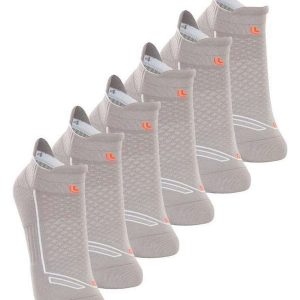 Kit com 6 pares de Meias Performance Running Lupo 3276-002 Branco