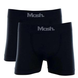 Kit/2 Cueca Boxer Mash 711.01 Pt00-Preto