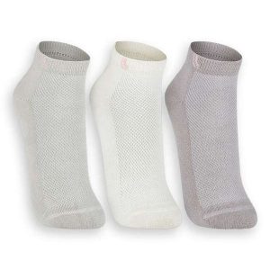 Kit/3 Meia Lupo 3226-089 0908-Cinza-Off-White