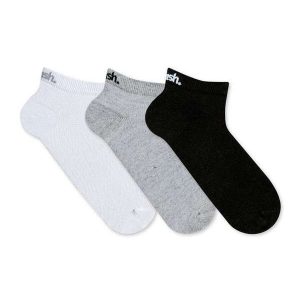 Kit/3 Meia Mash 205.02 Pt00-Preto/Mescla/Branco