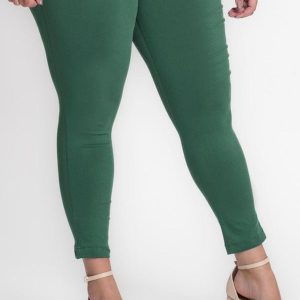 Legging Feminina Plus Size Bengaline Verde