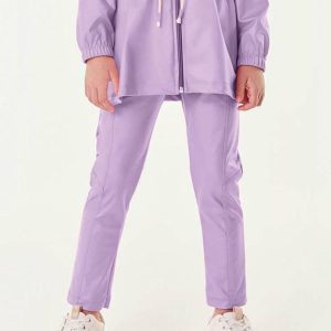 Legging Infantil Feminina Cirré Roxo