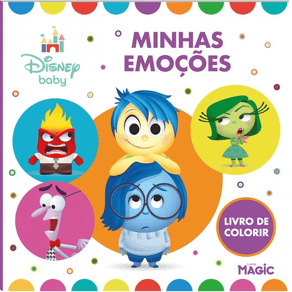 Livro para Colorir Disney Baby Divertidamente Minhas Emoções 1 Unidade