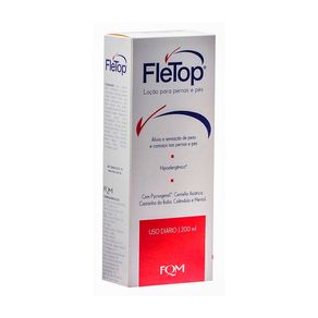 Loção Para Pernas e Pés FleTop 200ml