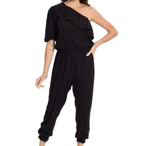 Macacão Viscose Feminino Preto