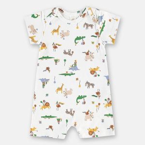 Macaquinho Suedine Estampado