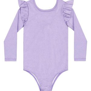Maiô Infantil Manga Longa Fps +50 Roxo