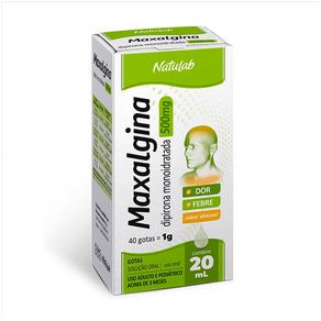 Maxalgina 500mg Solução Oral Sabor Abacaxi 20ml