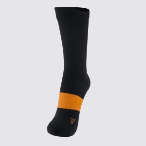 Meia Adidas RUNxGRAFIC Preta e Laranja