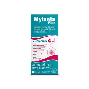 Mylanta Plus Suspensão Oral Sabor Morango 240ml