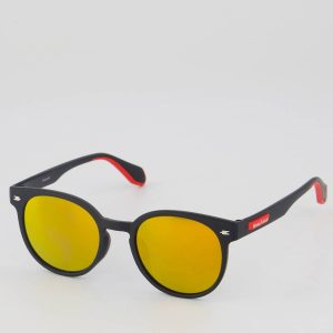 Óculos de Sol Hang Loose Symbole C4 Preto e Vermelho