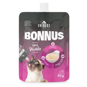 Petisco Bonnus para Gatos Salmão Everest - 80 g