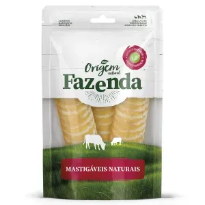 Petisco Origem Natural Fazenda Traqueia Bovina - 3 unidades