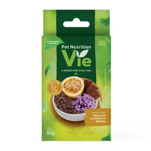 Petisco Pet Nutrition Vie para Cães Maracuja, Valeriana e Melissa - 50 g