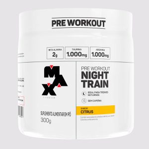 Pré Treino Max Titanium Night Train sem Cafeína - 300g