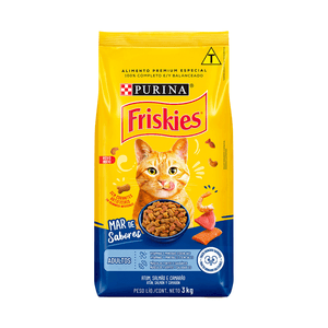 Ração Friskies Gatos Adultos Mar de Sabores