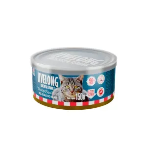 Ração Úmida Natural para Gatos Livelong Yummy Sea Food Delícias do Mar