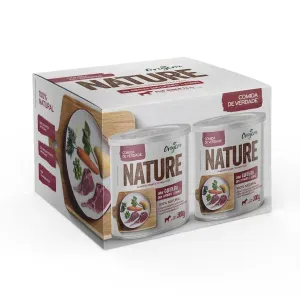 Ração Úmida Origem Nature Cordeiro e Legumes para Cães Pack com 4 Latas de 300 g - 1,2 kg