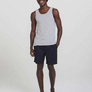 Regata Basica Masculina Slim Cinza