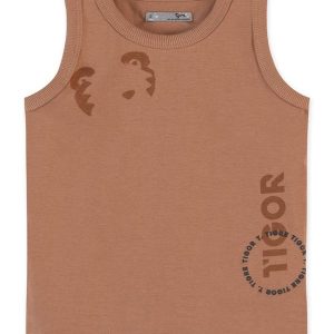 Regata Bebê Menino Tigor T. Tigre Marrom