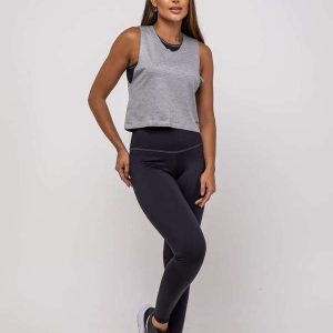 Regata Libélula Malha Fashion Cinza