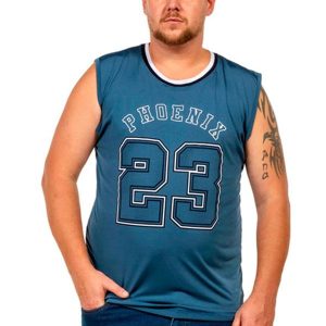 Regata Machão Fitness Masculina Azul