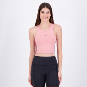 Regata New Balance Harmony Rib Performance Feminina Rosa