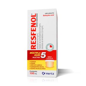 Resfenol Solução Oral Sabor Laranja 100ml + Copo Dosador