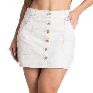 Saia Linho Sawary - 281176 Bege