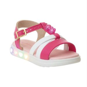 Sandália Molekinha Pink em Sintético