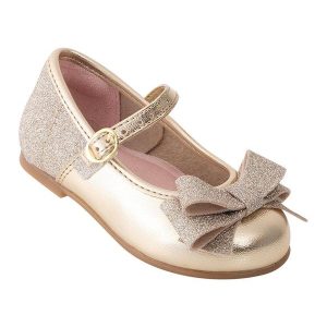 Sapatilha Molekinha Dourada em Sintético